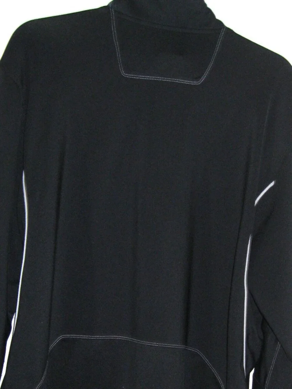 Nike black dri-fit pullover half zip top Large